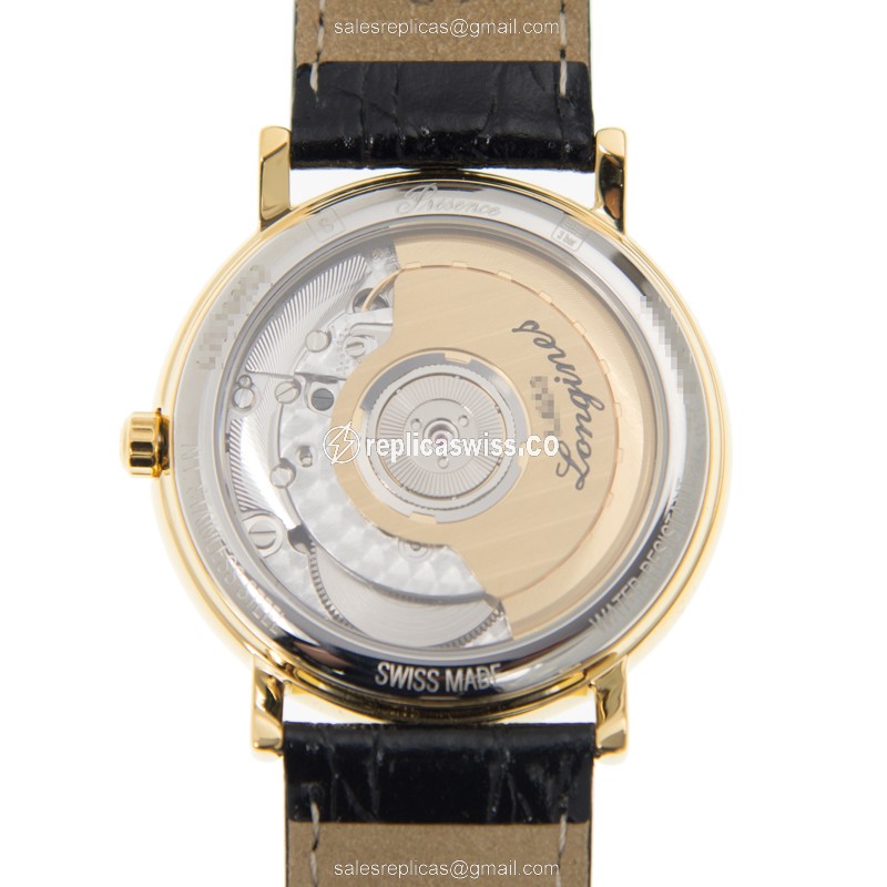 Longines Presence Replica - Automatic - White Dial on Steel - View 3