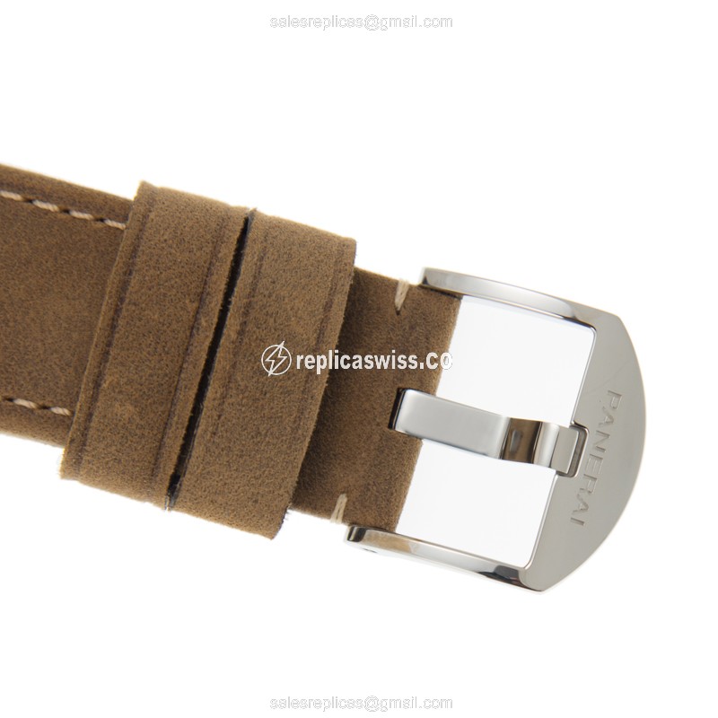 Panerai PAM00658 RADIOMIR Replica - Automatic - Black Steel - Brown Cowhide - View 4