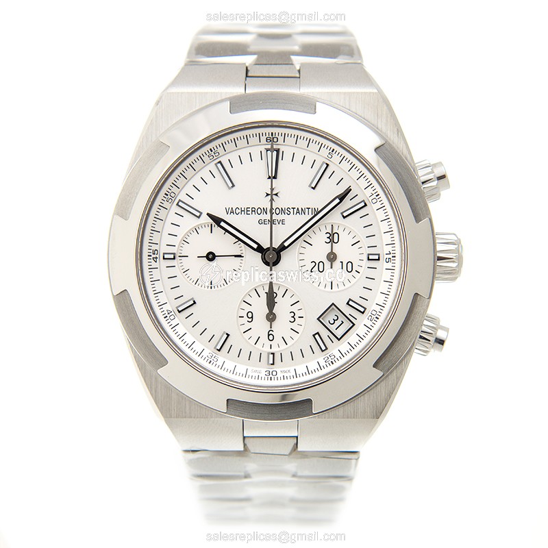 Vacheron Constantin Overseas Replica - Steel - Silver Dial - View 2
