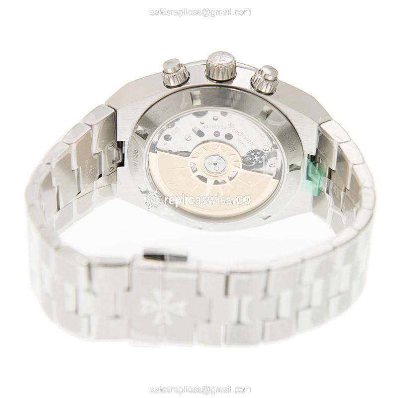 Vacheron Constantin Overseas Replica - Steel - Silver Dial - View 4
