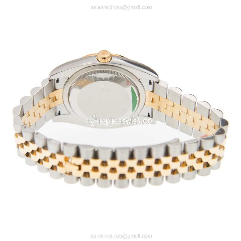 Rolex Datejust Replica - Automatic - Gold & Steel - Gray Dial - View 4