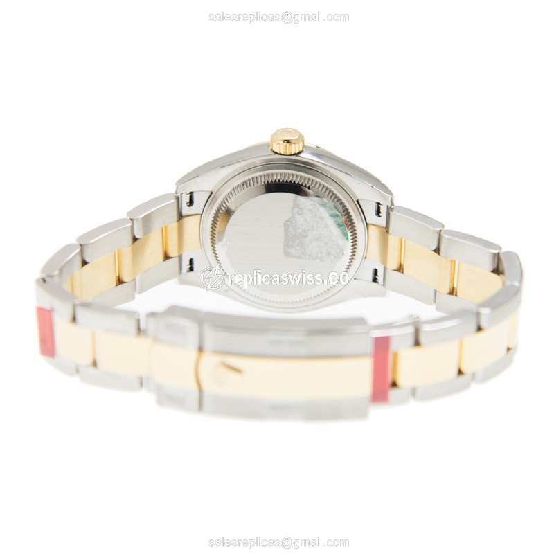 Rolex Datejust Replica | Automatic | 18kt Gold | Steel Case, Gold Dial - View 4
