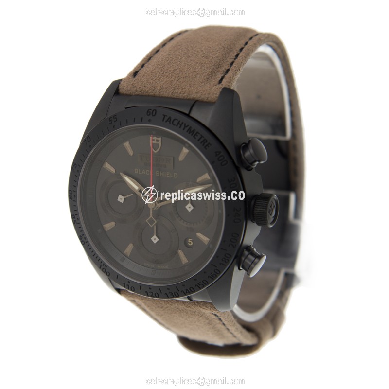 Tudor FASTRIDER Replica Watch - Automatic - Ceramic - Black - View 3