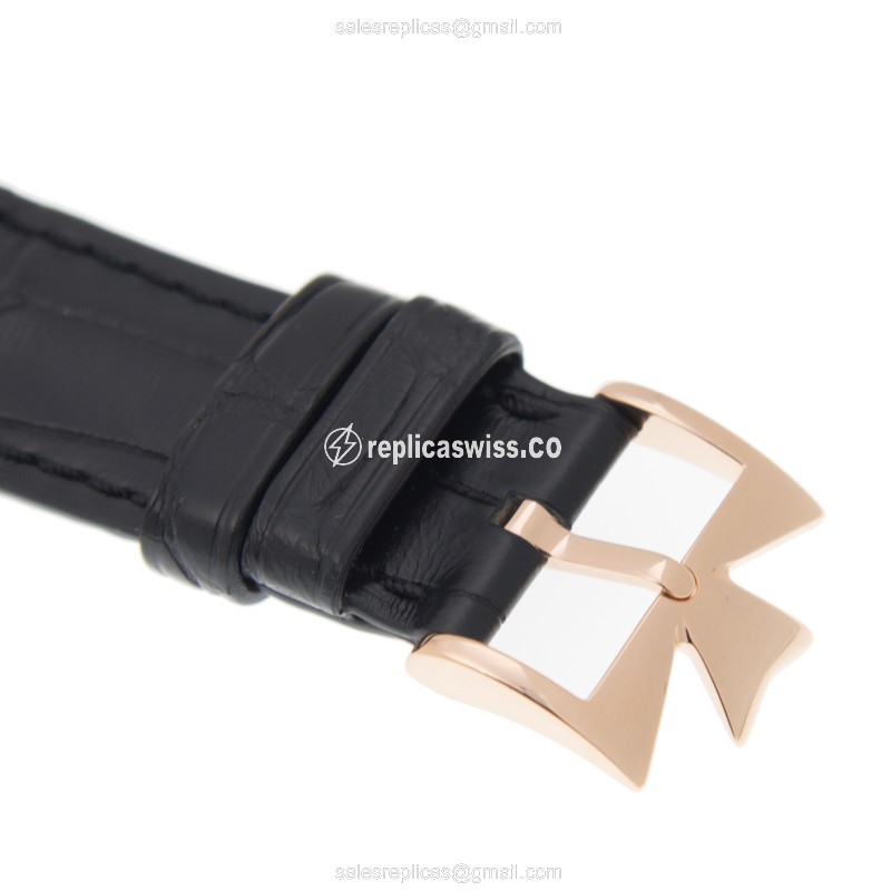 Vacheron Patrimony Replica - Auto - Rose Gold - Black Dial - View 4