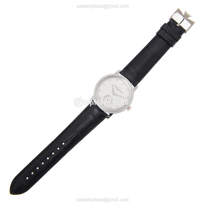 VC Traditionnelle Replica Watch - Automatic - White Gold - View 2