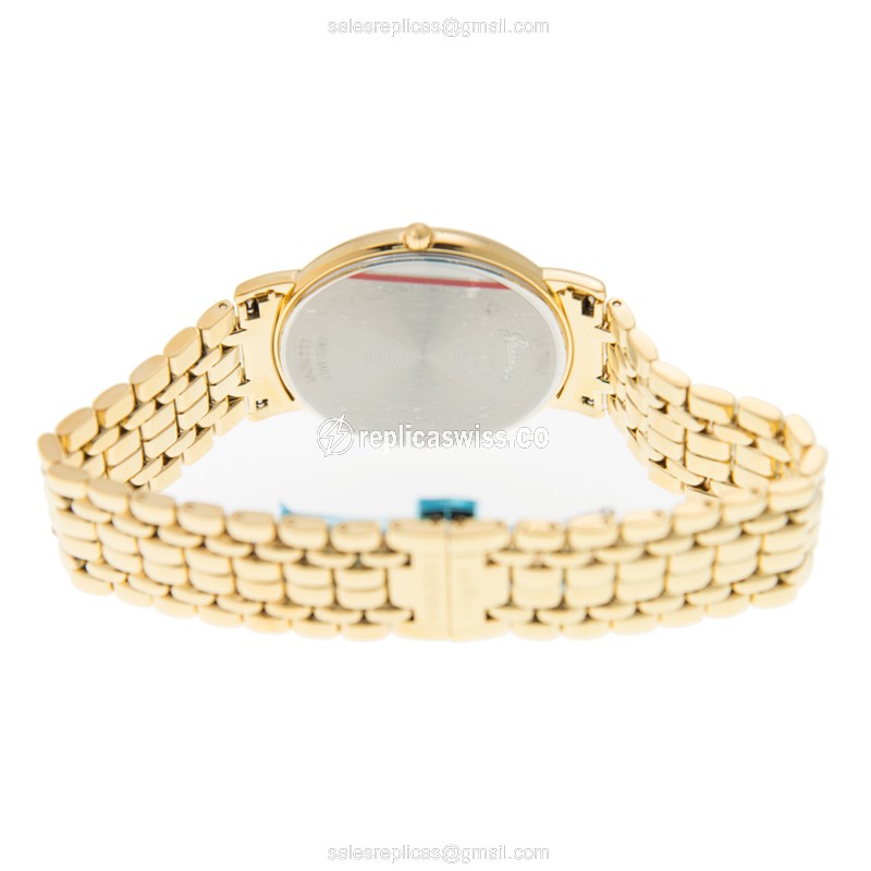 Longines Presence Replica - Quartz - Gold-Plated Case - White Dial - View 4