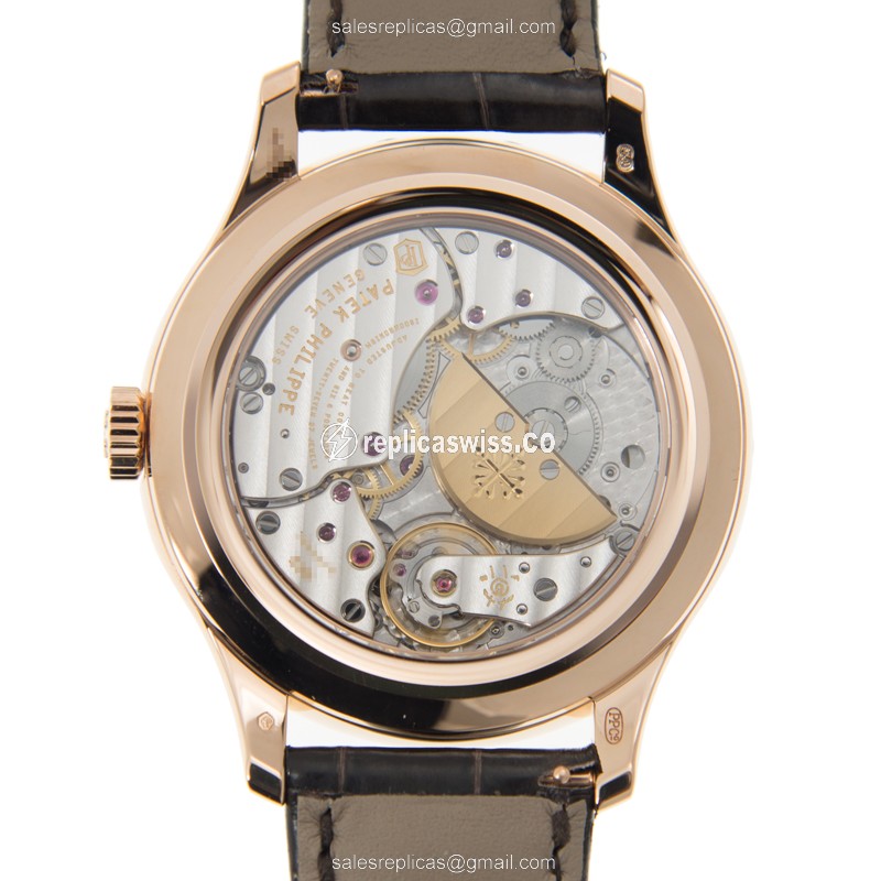Patek Philippe 5327R-001 Replica - Automatic - 18kt Rose Gold - Beige Dial - View 3