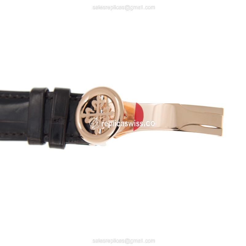 Patek Philippe 5327R-001 Replica - Automatic - 18kt Rose Gold - Beige Dial - View 4