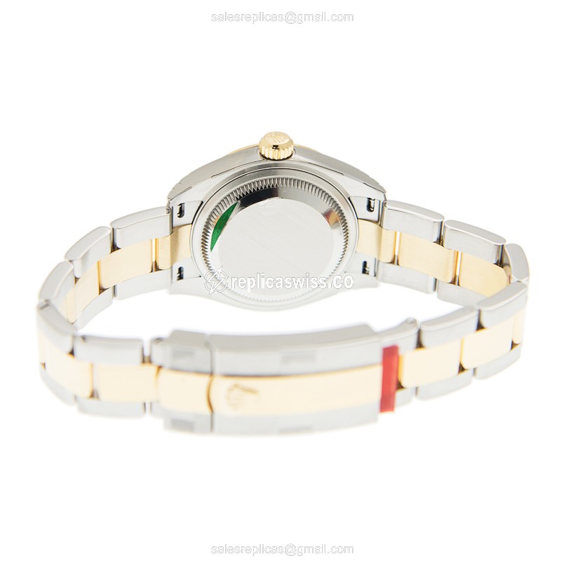 Rolex Datejust Replica - Automatic - 18kt Gold - Steel Case on Gold Strap - View 4