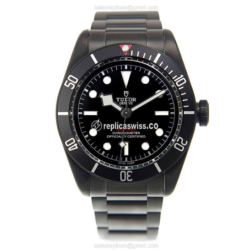 Tudor Heritage Ranger Replica - Automatic - Black Dial - Steel Case - Black Band - View 2
