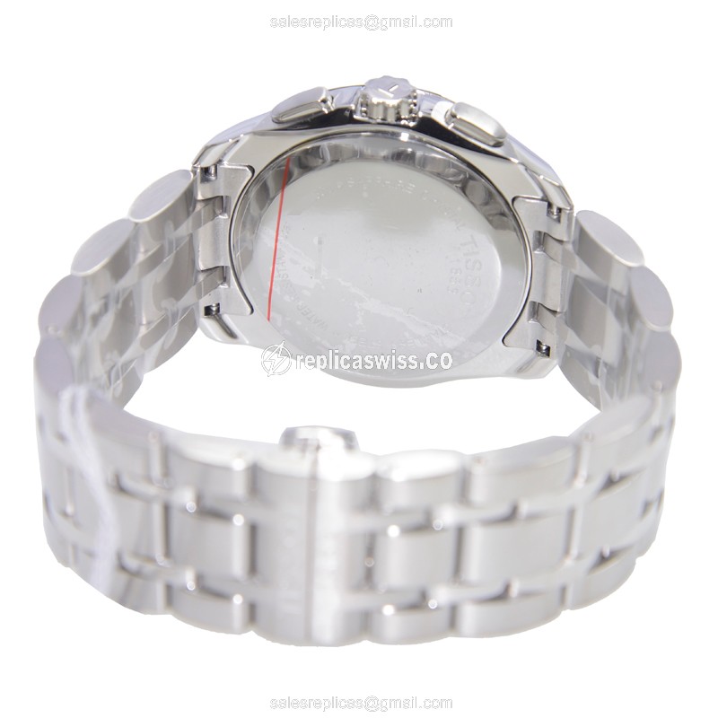 Tissot T-CLASSIC Quartz - Silver Dial - Steel Case & Band - Clasp - View 4
