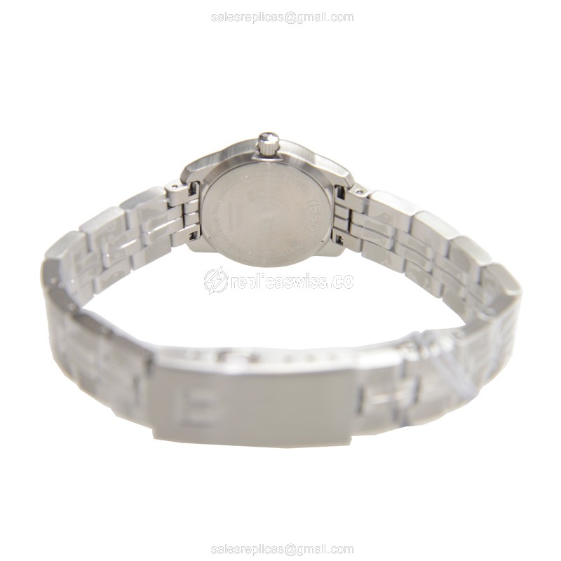 Tissot T-CLASSIC Quartz - Steel Case - Silver Dial - Steel Band - View 4