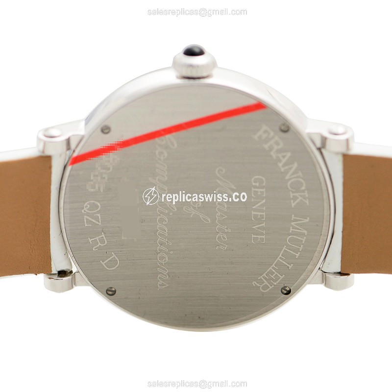 Franck Muller Salsa Replica Watch - Quartz - White Alligator - View 3