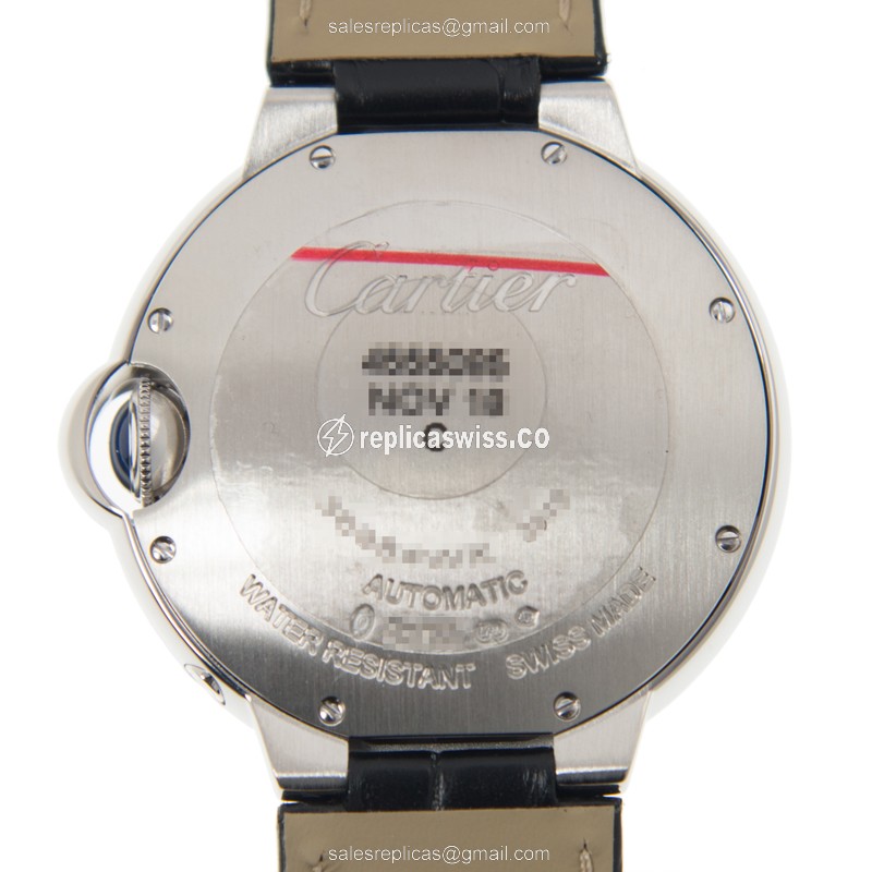 Cartier WJBB0028 BALLON BLEU Automatic 18kt White Gold & Diamond - View 3