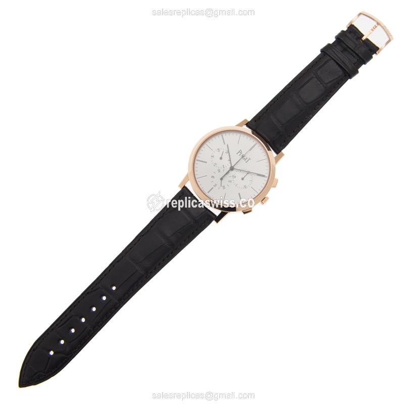 Piaget Altiplano Replica - Automatic - Rose Gold - Silver Dial - 40mm - View 2