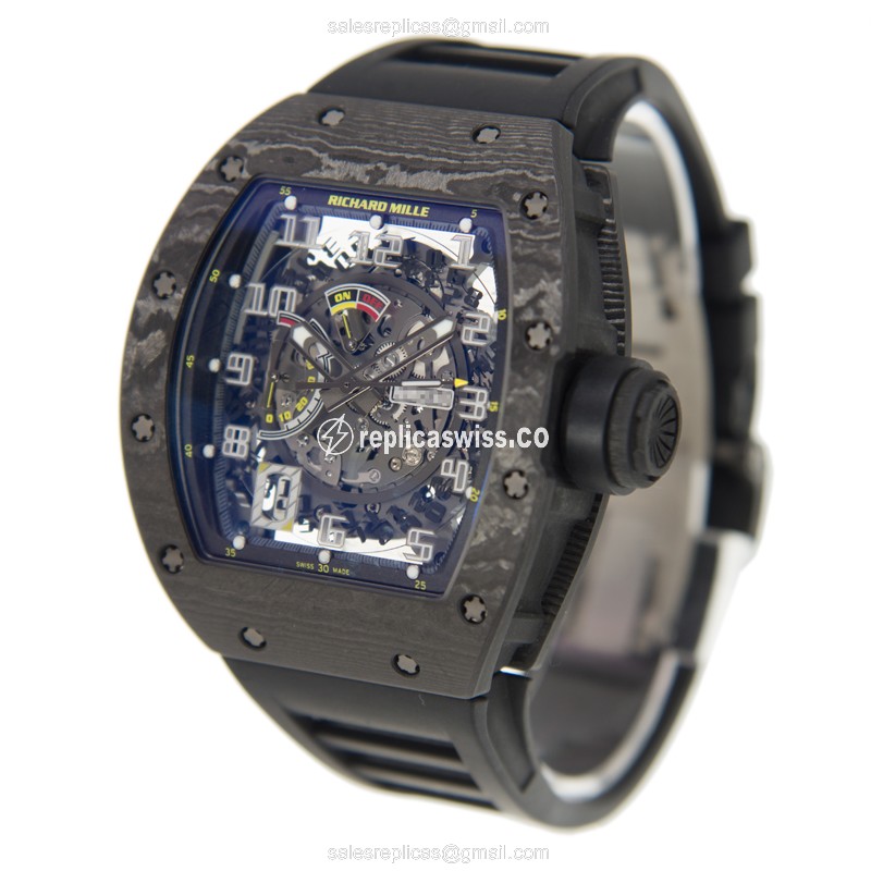 Richard Mille RM030CA Automatic Carbon Fiber - View 3