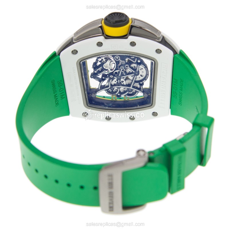 Richard Mille RM61 Watch - Automatic - Ceramic - Skull Dial - View 3