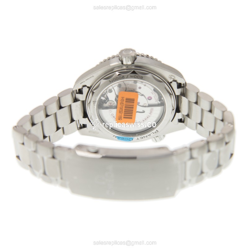 Omega Seamaster Replica - Automatic - Stainless Steel - Blue Dial - Silver Clasp - View 4