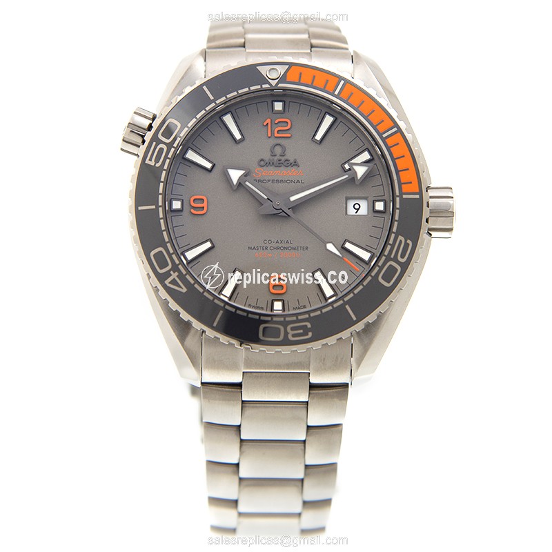 Omega Seamaster Replica - Automatic - Titanium Case - Gray Dial - View 2