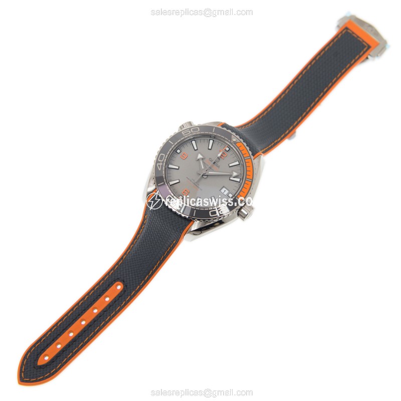 Omega Seamaster Replica Watch Gray Dial Titanium Automatic - View 2