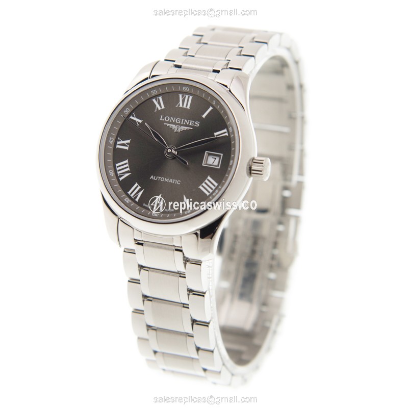 Rolex Master Automatic Replica | Stainless Steel | Brown Dial, Silver Clasp - View 3