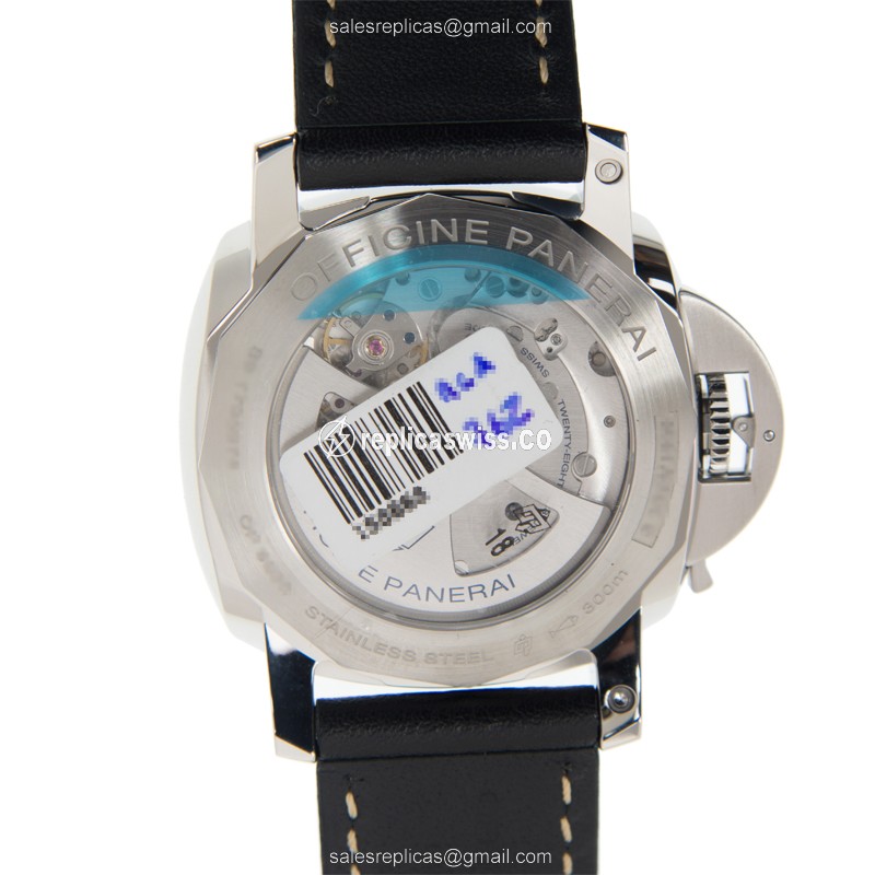 Panerai Luminor Replica - Automatic - Steel - Black Dial - View 3