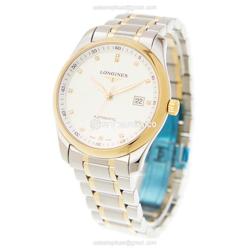 Longines L2.793.5.97.7 Replica - Automatic - Rose Gold - White Dial - View 3