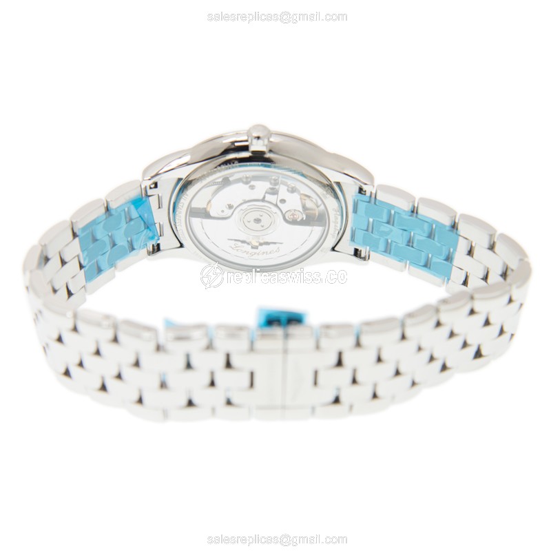 Longines L4.774.4.21.6 Flagship - Automatic - Steel Case, White Dial - View 4