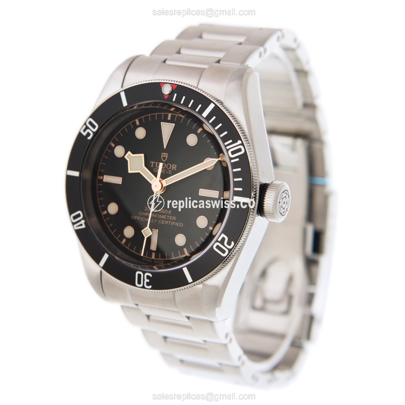 Heritage Ranger Replica - Tudor - Automatic, Black Dial, Steel Case - View 3