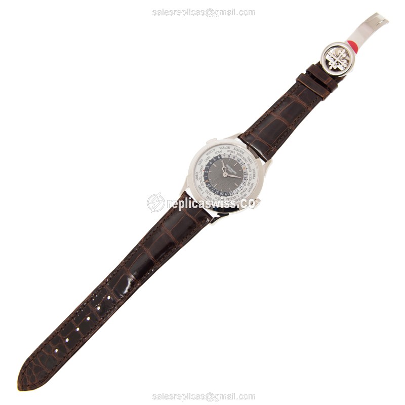 Patek Philippe 5230G-001 Grand Complications - Auto - 18kt Gold - Gray Dial - Black Alligator Strap - View 2