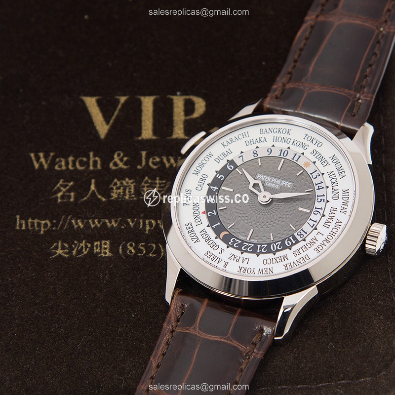 Patek Philippe 5230G-001 Grand Complications - Auto - 18kt Gold - Gray Dial - Black Alligator Strap - View 4