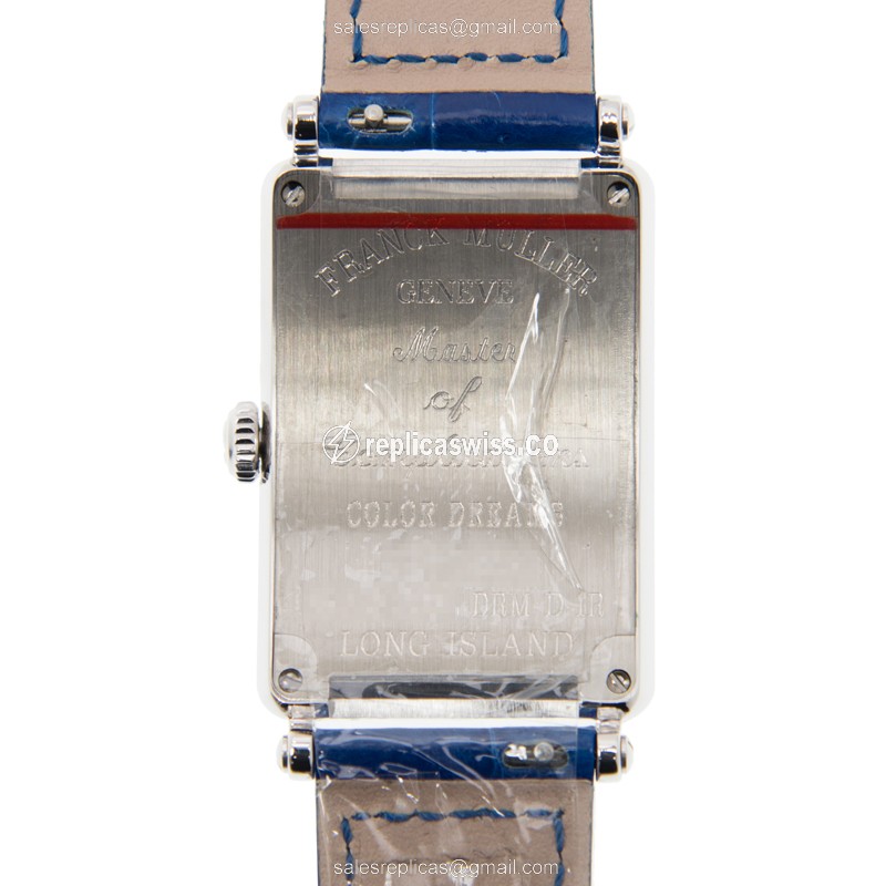 Franck Muller 952 QZ COL DRM D 1R (AC) LONG ISLAND Quartz Stainless Steel & Diamonds - View 3