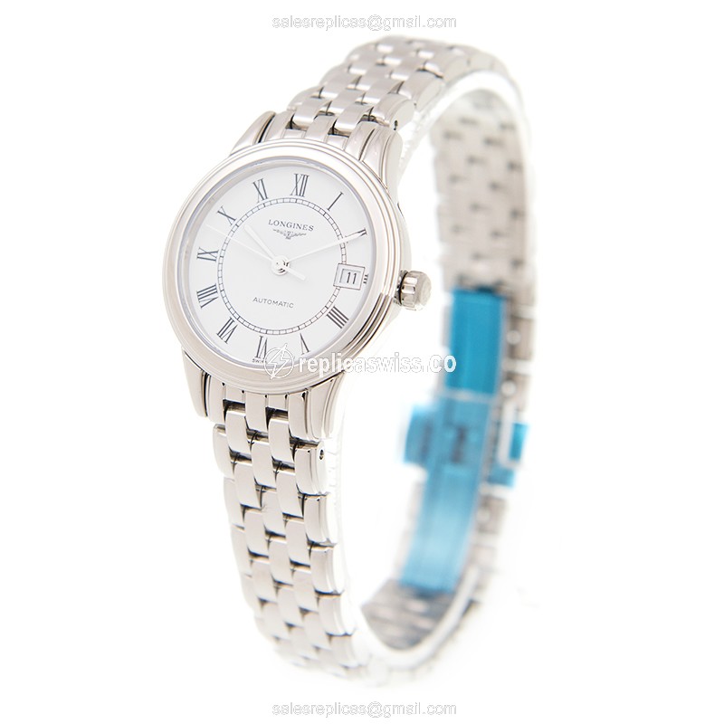 Rolex L4.274.4.21.6 Replica - Automatic - White Dial, Steel Case & Strap - View 3