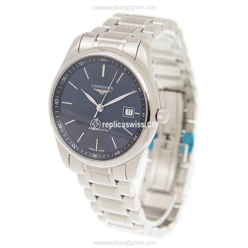 Rolex Submariner Replica | Automatic | Blue Dial, Silver Case, 40mm | Steel Strap - View 3