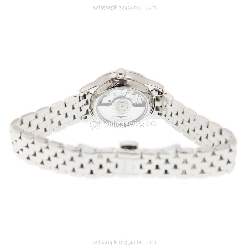 Longines L4.274.4.27.6 Flagship - Auto - Stainless Steel Case - White Dial - Silver Band - View 4