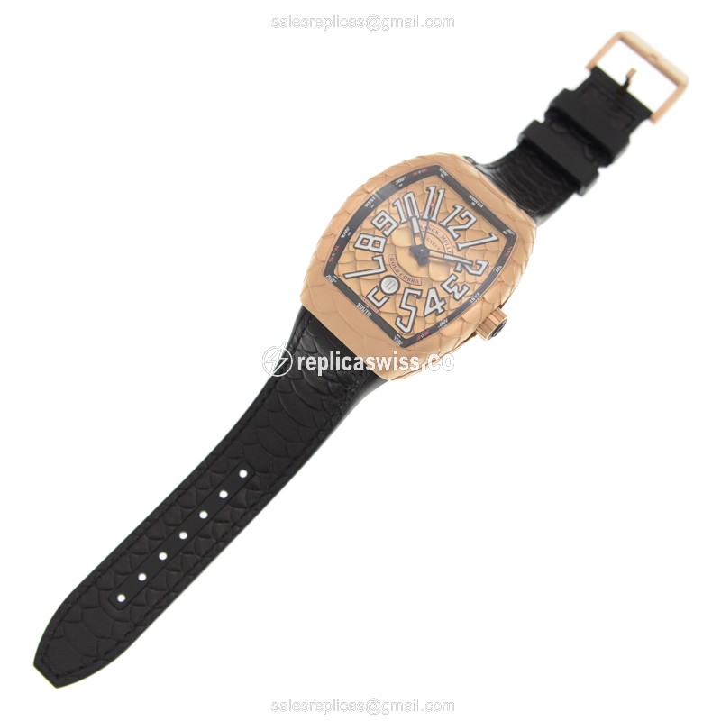 Franck Muller V 45 SC DT GOLD COBRA (5N.NR) VANGUARD Automatic 18kt Rose Gold - View 2