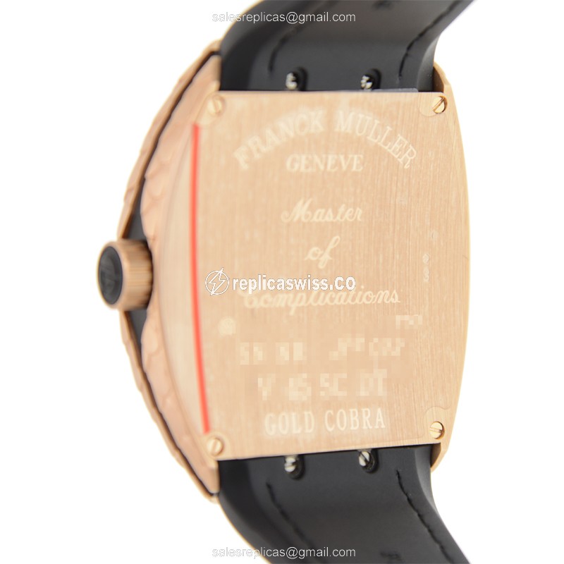 Franck Muller V 45 SC DT GOLD COBRA (5N.NR) VANGUARD Automatic 18kt Rose Gold - View 3
