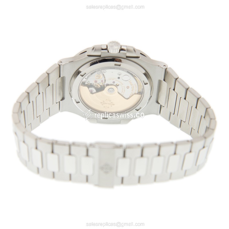 Patek Philippe 5711/1A-011 Replica - Automatic - Stainless Steel - White Dial - Silver Clasp - View 4