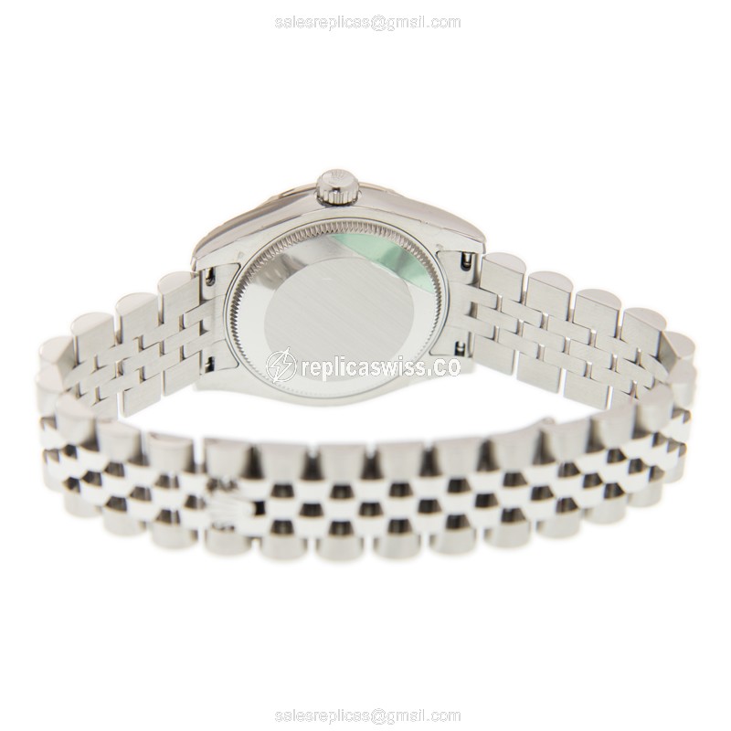 Rolex 178344-0060 LADY DATEJUST Automatic 18kt White Gold & Steel - View 4