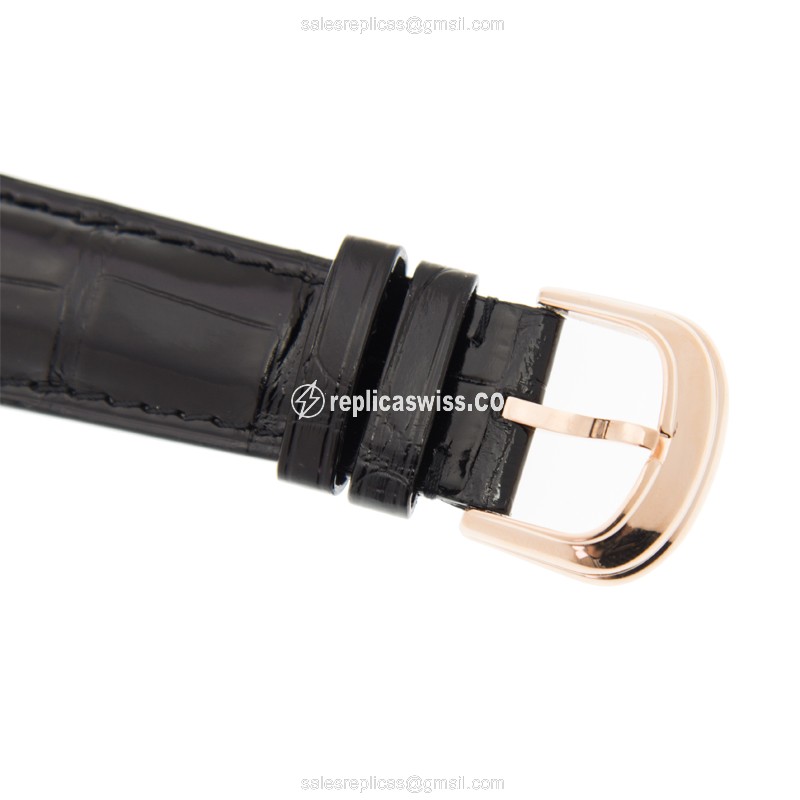 Franck Muller 8880 B SC DT 5N VINTAGE - Automatic 18kt Rose Gold - White Dial - Black Alligator Buckle - View 4