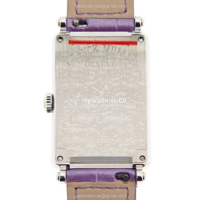Franck Muller 952 QZ REL MOP VL D 1R PEONY (AC) LONG ISLAND Quartz Stainless Steel & Diamonds - View 3