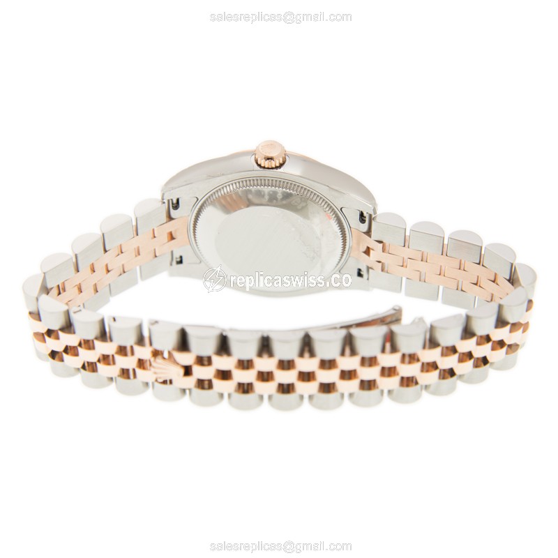 Rolex Datejust Replica - Automatic, 18kt Rose Gold Case, Pink Dial - View 4