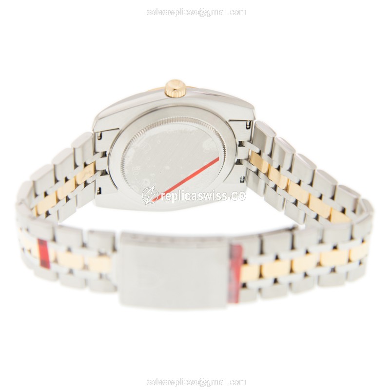 Tudor CLASSIC Replica - Automatic - 18kt Gold Steel - Black - View 4