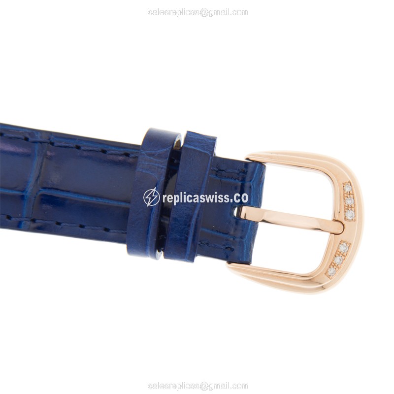 Franck Muller 7502 QZ COL DRM D 1R 5N CINTREE CURVEX - Quartz - Rose Gold Case - Silver Dial - View 4