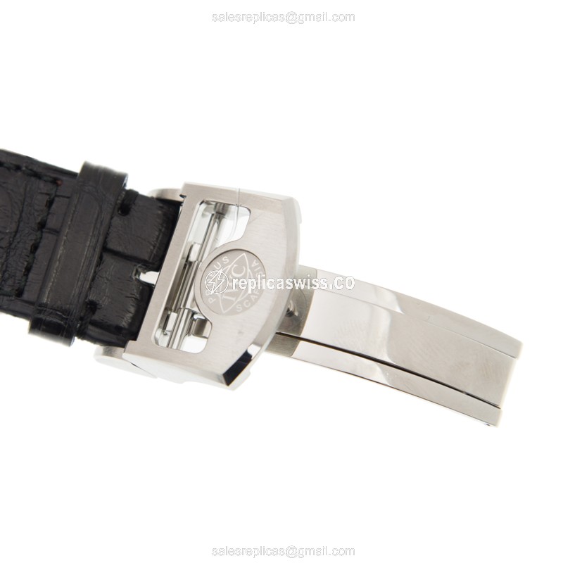 IWC Portuguese Replica - Automatic - Green Dial - Steel Case - Black Alligator Strap - View 4