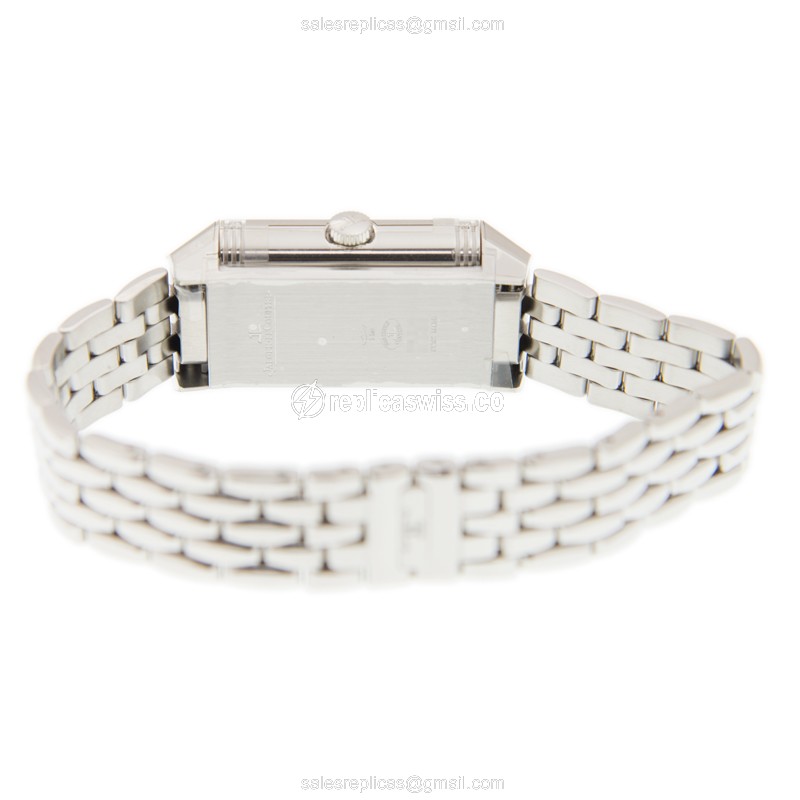 Jaeger-Lecoultre Q3358120 REVERSO Replica - Manual Wind - Blue Dial - Steel Case & Strap - View 4