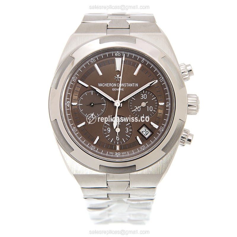 Vacheron Constantin 5500V/110A-B147 Replica | Automatic | Brown Dial | Steel Case - View 2