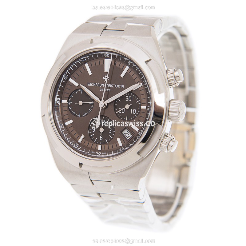 Vacheron Constantin 5500V/110A-B147 Replica | Automatic | Brown Dial | Steel Case - View 3