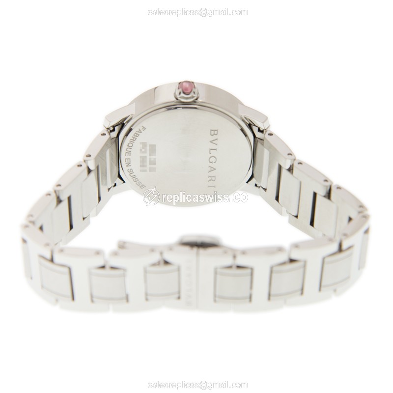 Bulgari BBL33C7SS/12 Replica - Automatic - Steel Case - Purple Dial - Silver Strap - View 4
