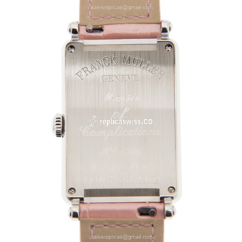 Franck Muller Long Island Watch - Quartz - Diamond - Pink - View 3